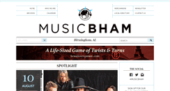 Desktop Screenshot of musicbham.com